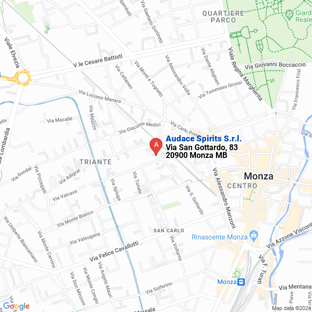 apri la mappa di Audace Spirits S.r.l.