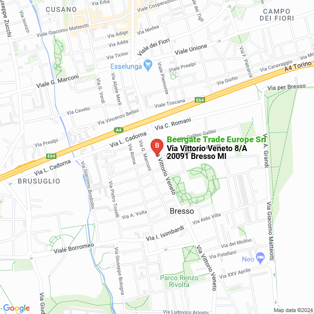 apri la mappa di Beergate-Trade Europe Srl