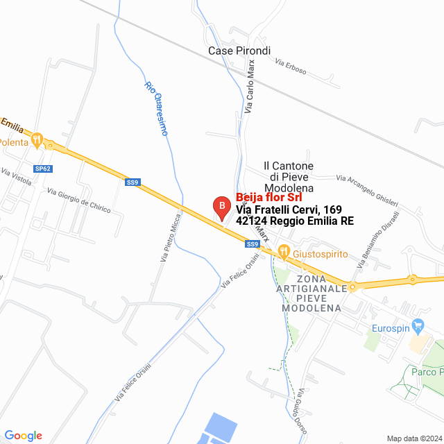 apri la mappa di Beija-flor Srl