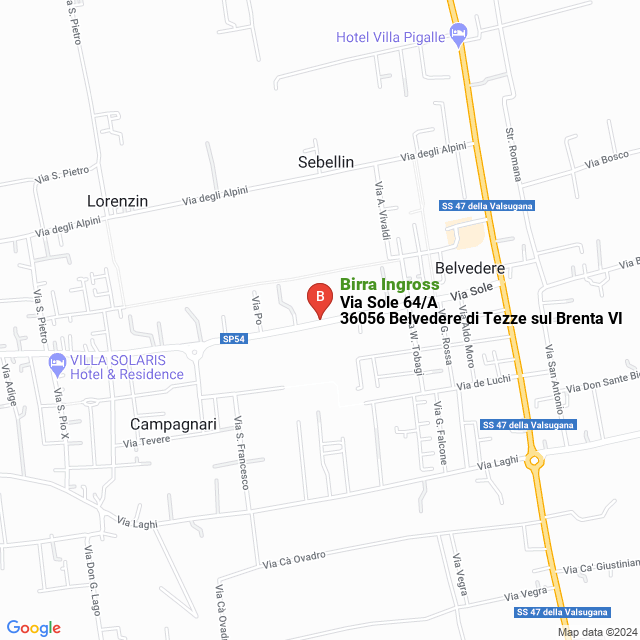apri la mappa di Birra Ingross