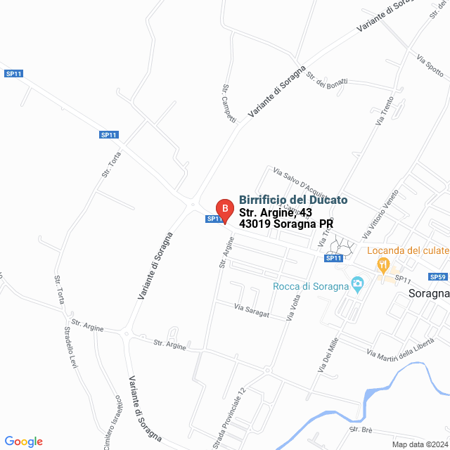 apri la mappa di Birrificio del Ducato