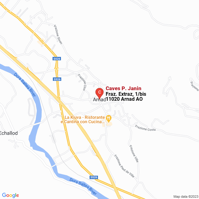 apri la mappa di Caves P. Janin