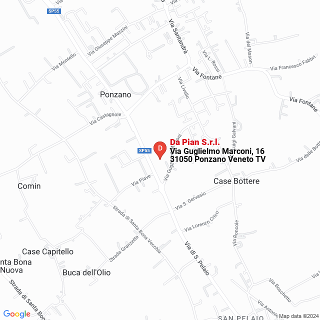 apri la mappa di Da Pian S.r.l.