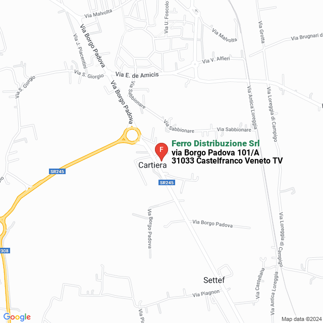 apri la mappa di Ferro Distribuzione Srl