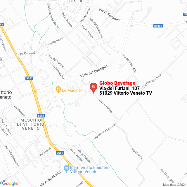apri la mappa di Globo Beverage