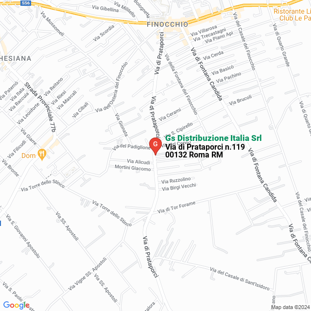 apri la mappa di Gs Distribuzione Italia Srl