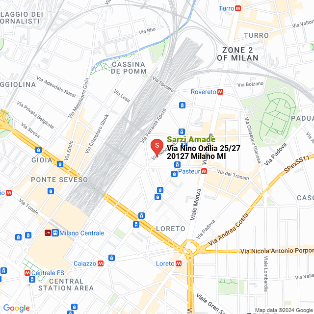 apri la mappa di Sarzi Amadè