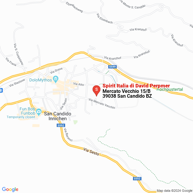 apri la mappa di Spirit Italia di David Perpmer