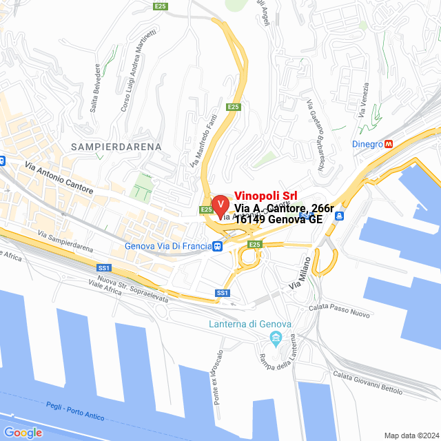 apri la mappa di Vinopoli Srl
