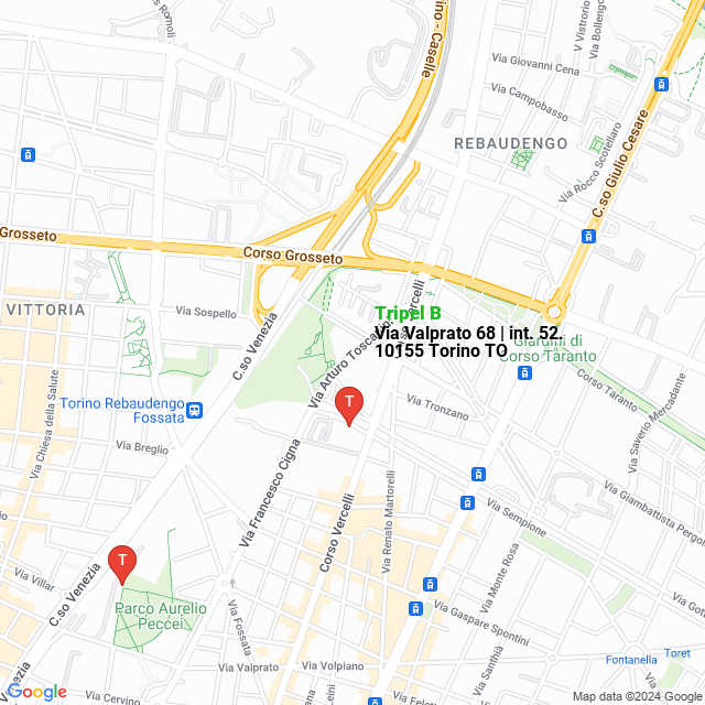 apri la mappa di Tripel B