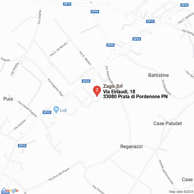 apri la mappa di Zago Srl