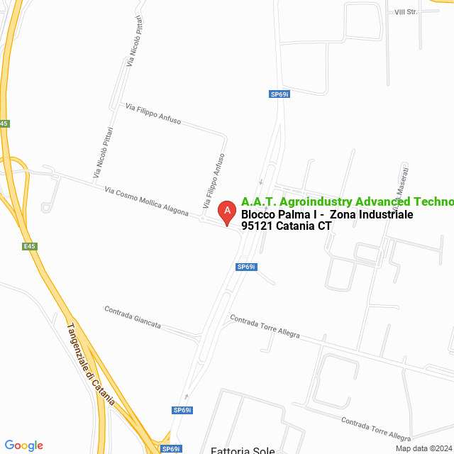 apri la mappa di A.A.T. Agroindustry Advanced Technologies S.p.A. - Oranfresh