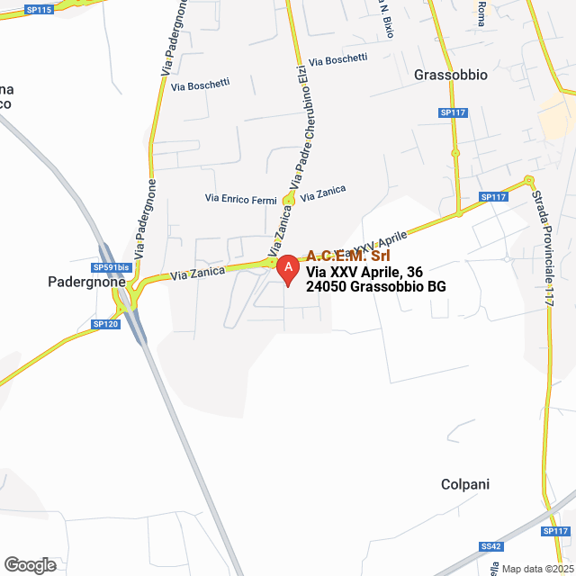 apri la mappa di A.C.E.M. Srl