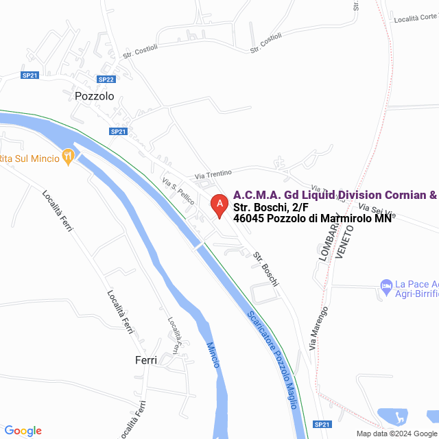 apri la mappa di A.C.M.A. Gd Liquid Division Cornian & Ocea