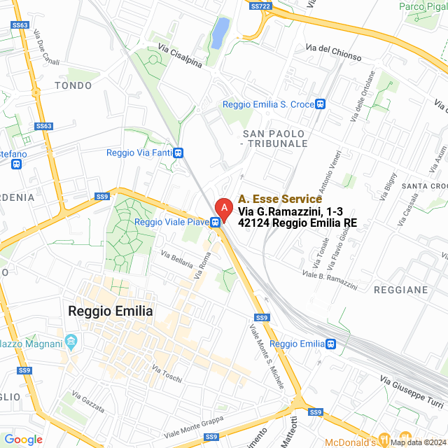 apri la mappa di A. Esse Service