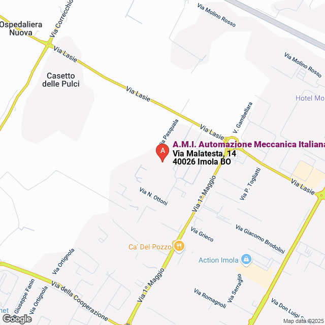 apri la mappa di A.M.I. Automazione Meccanica Italiana Srl