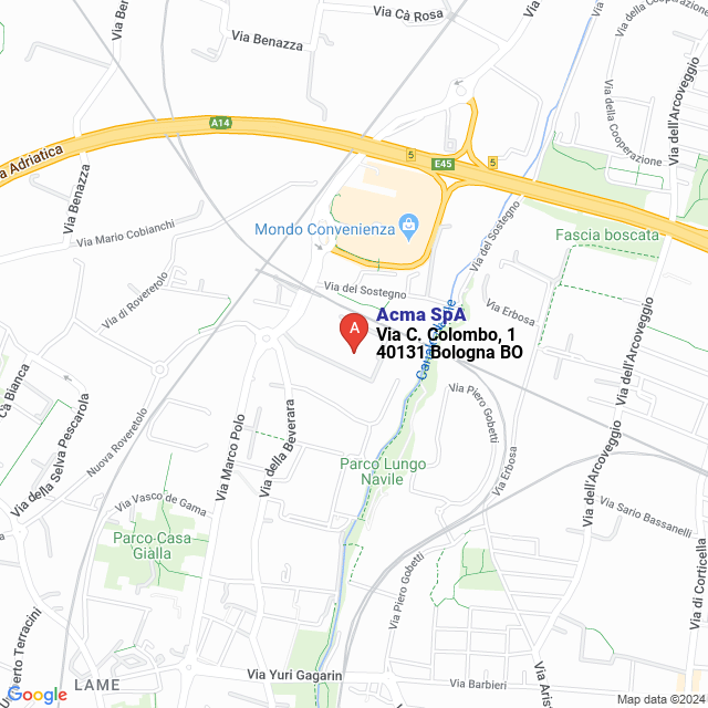 apri la mappa di Acma SpA