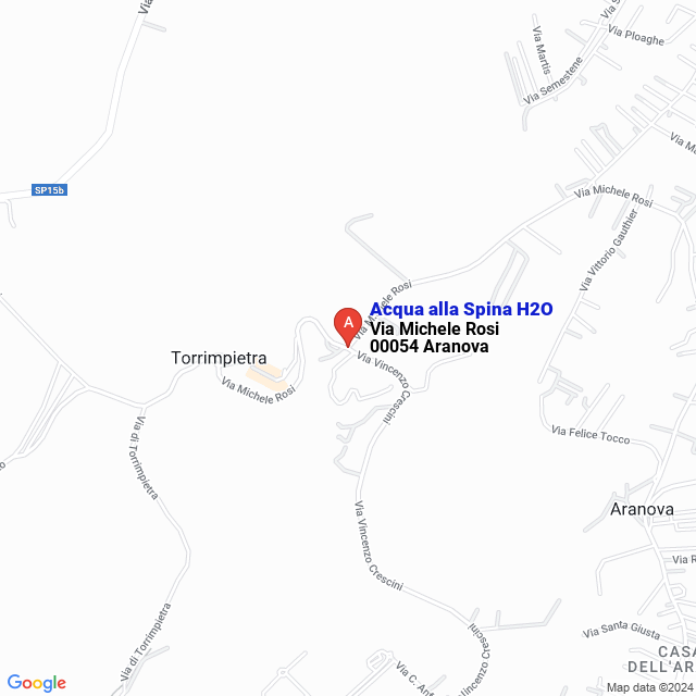apri la mappa di Acqua alla Spina H2O