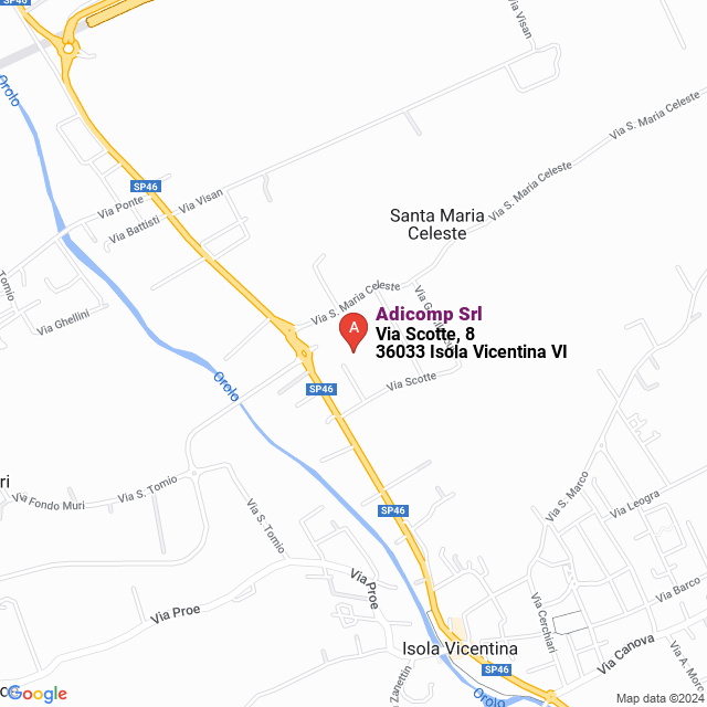 apri la mappa di Adicomp Srl