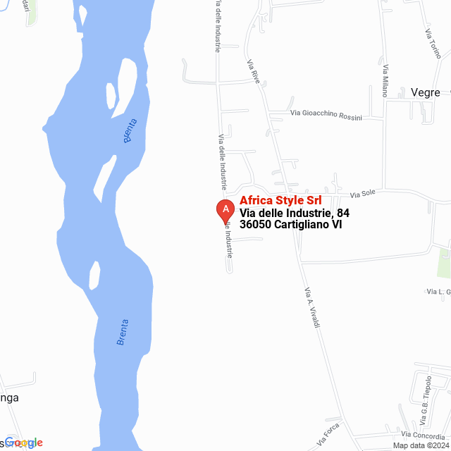 apri la mappa di Africa Style Srl