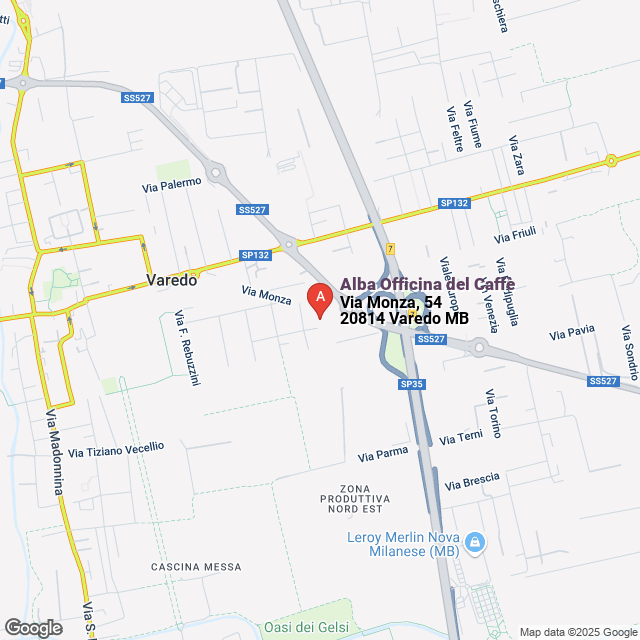 apri la mappa di Alba Officina del Caffè