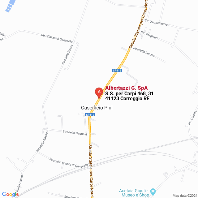 apri la mappa di Albertazzi G. SpA