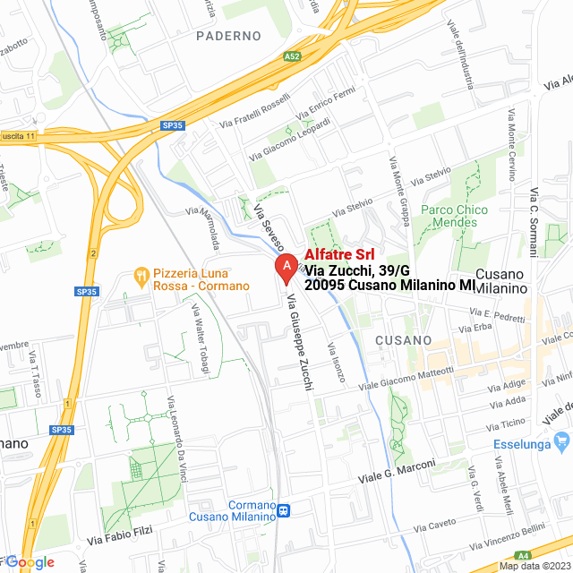 apri la mappa di Alfatre Srl