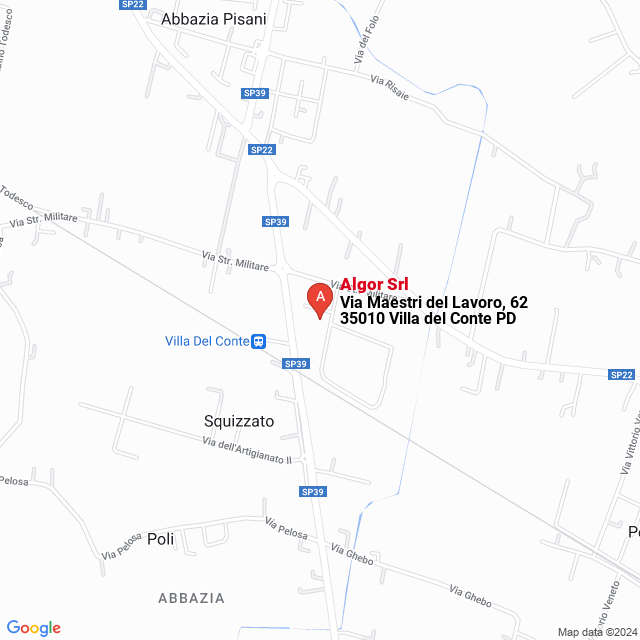 apri la mappa di Algor Srl