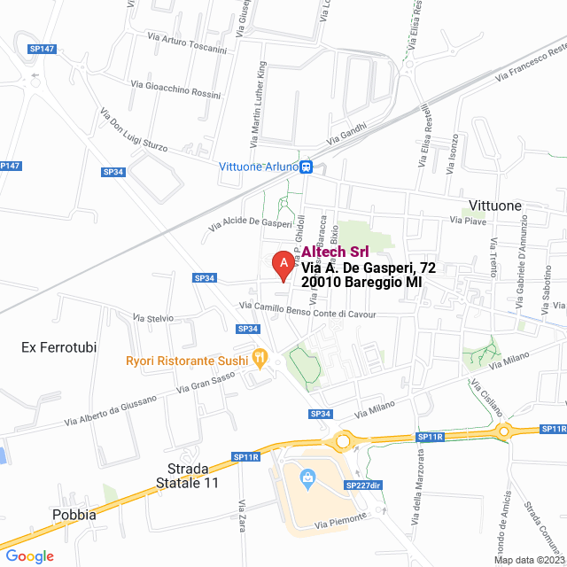 apri la mappa di Altech Srl