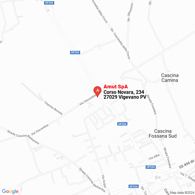 apri la mappa di Amut SpA