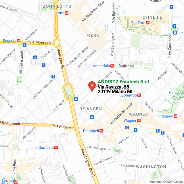 apri la mappa di ANDRITZ Frautech S.r.l.