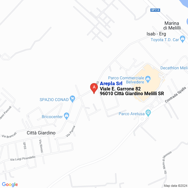 apri la mappa di Arepla Srl