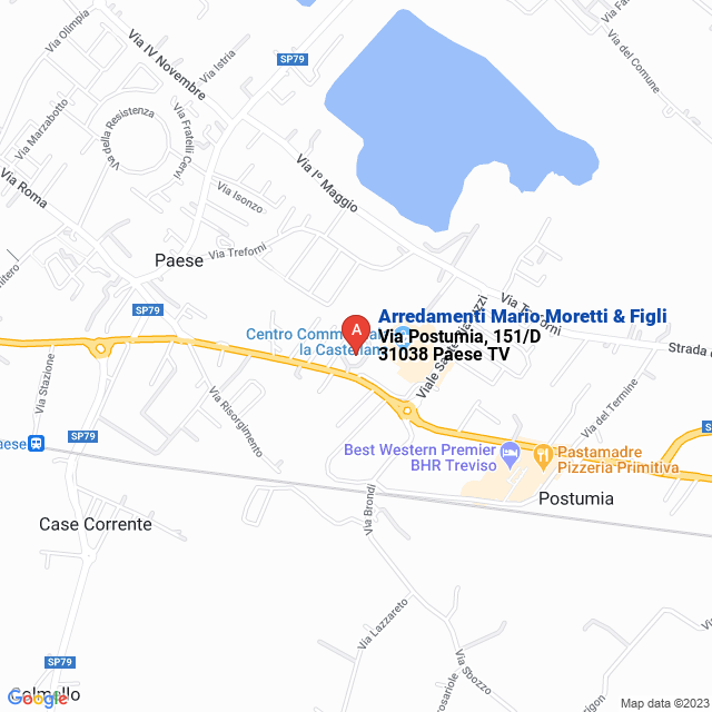 apri la mappa di Arredamenti Mario Moretti & Figli