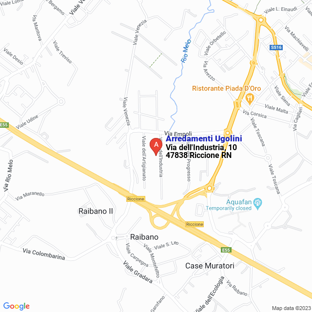 apri la mappa di Arredamenti Ugolini