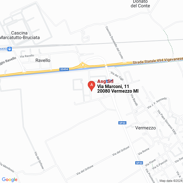 apri la mappa di Asg Srl
