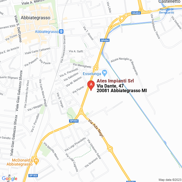 apri la mappa di Ates Impianti Srl