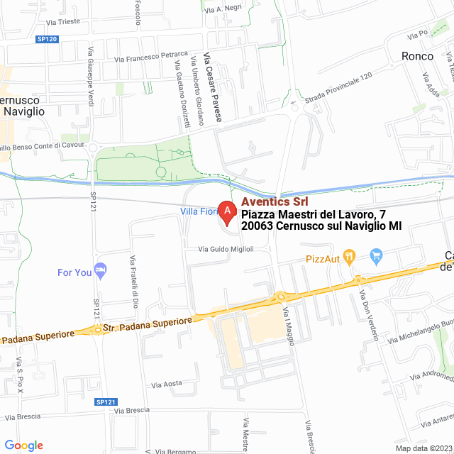 apri la mappa di Aventics Srl