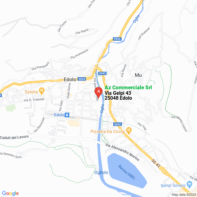 apri la mappa di Az Commerciale Srl