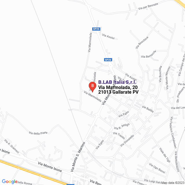 apri la mappa di B.LAB Italia S.r.l.