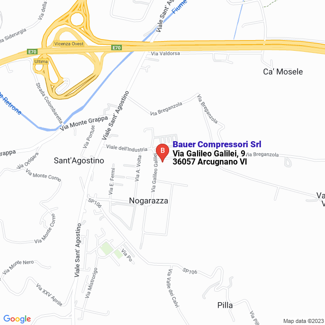 apri la mappa di Bauer Compressori Srl