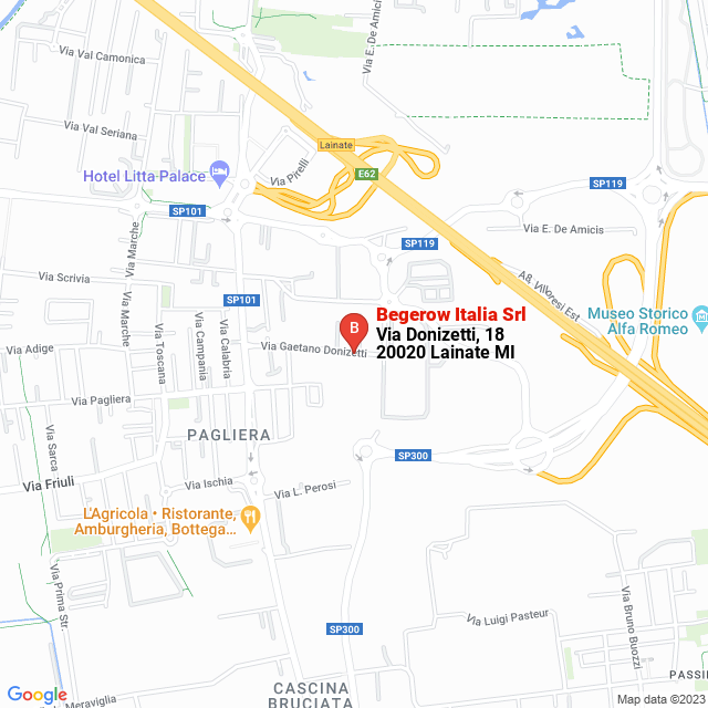 apri la mappa di Begerow Italia Srl