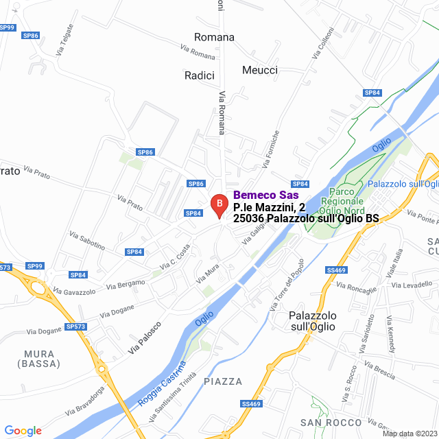 apri la mappa di Bemeco Sas