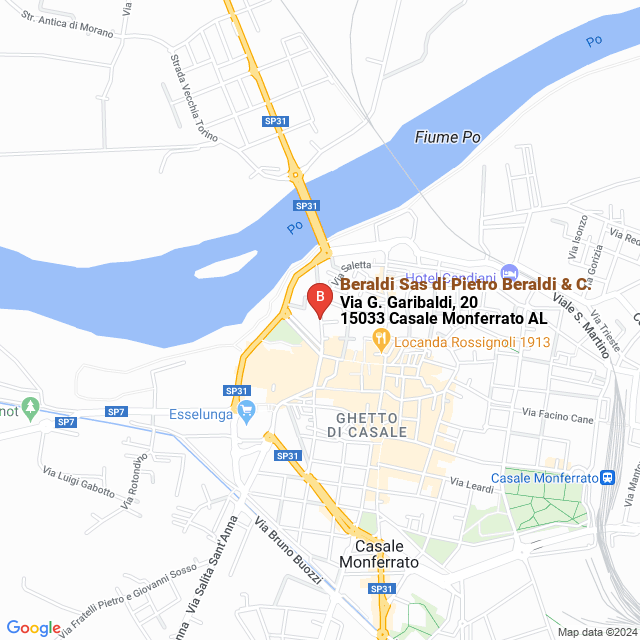 apri la mappa di Beraldi Sas di Pietro Beraldi & C.