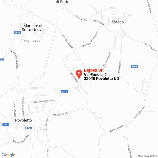 apri la mappa di Berbex Srl