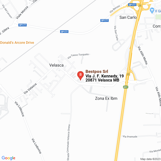 apri la mappa di Bestpos Srl