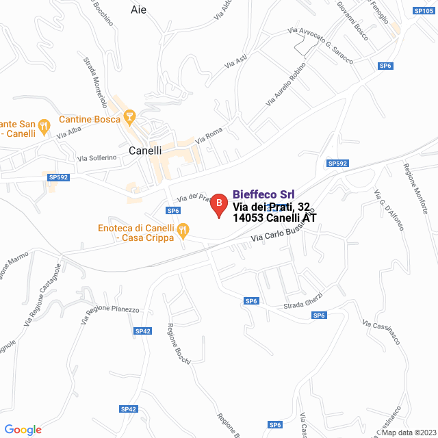 apri la mappa di Bieffeco Srl