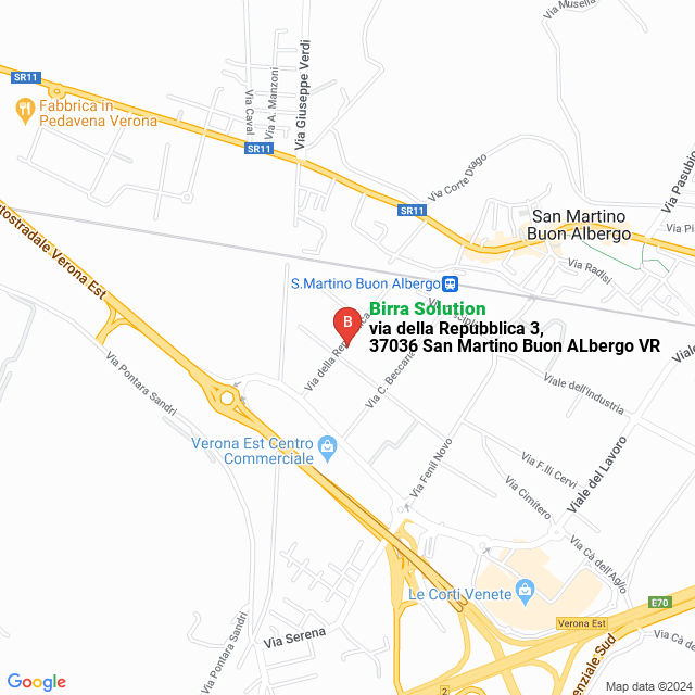 apri la mappa di Birra Solution