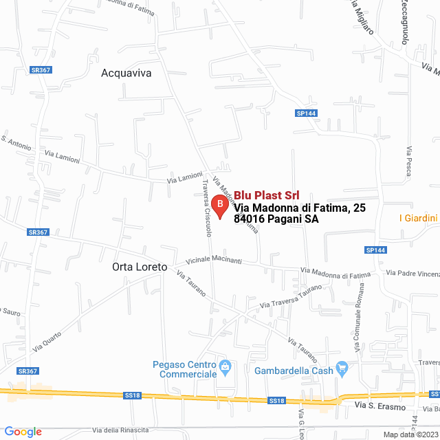 apri la mappa di Blu Plast Srl