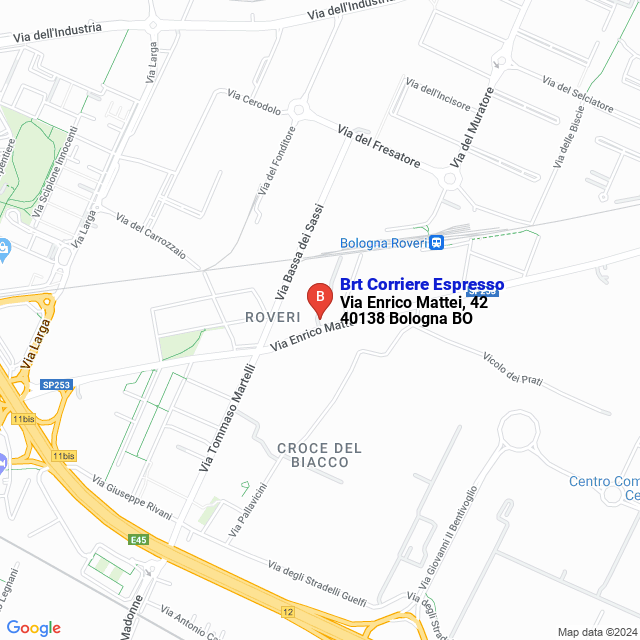 apri la mappa di Brt Corriere Espresso