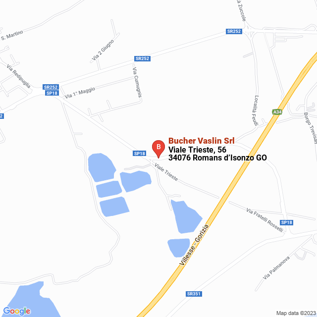 apri la mappa di Bucher Vaslin Srl